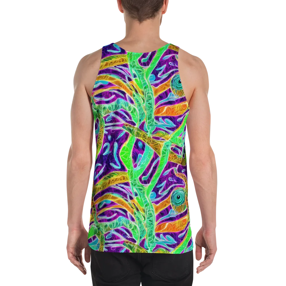 Chromatic Tropics on Men's Tank Top — Back