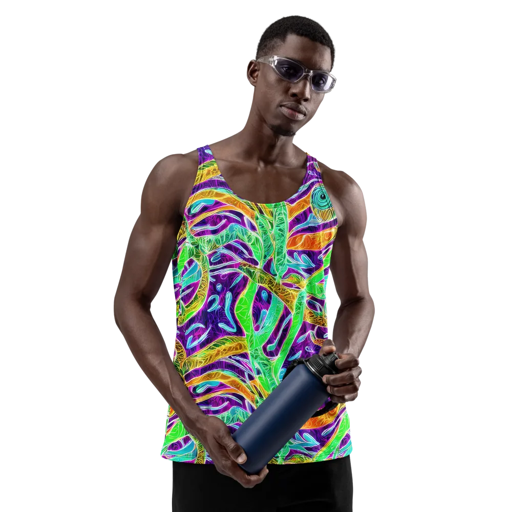 Chromatic Tropics on Men's Tank Top — Front