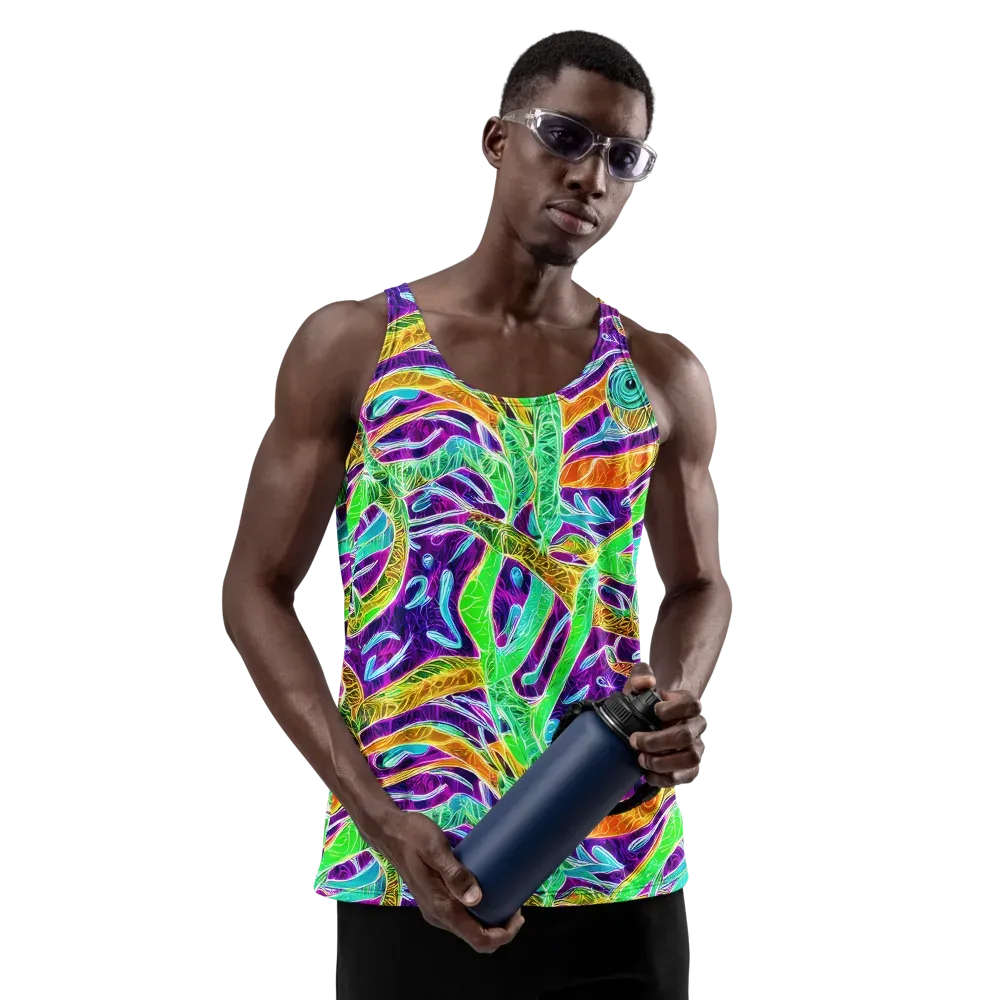 Chromatic Tropics on Men's Tank Top — Front