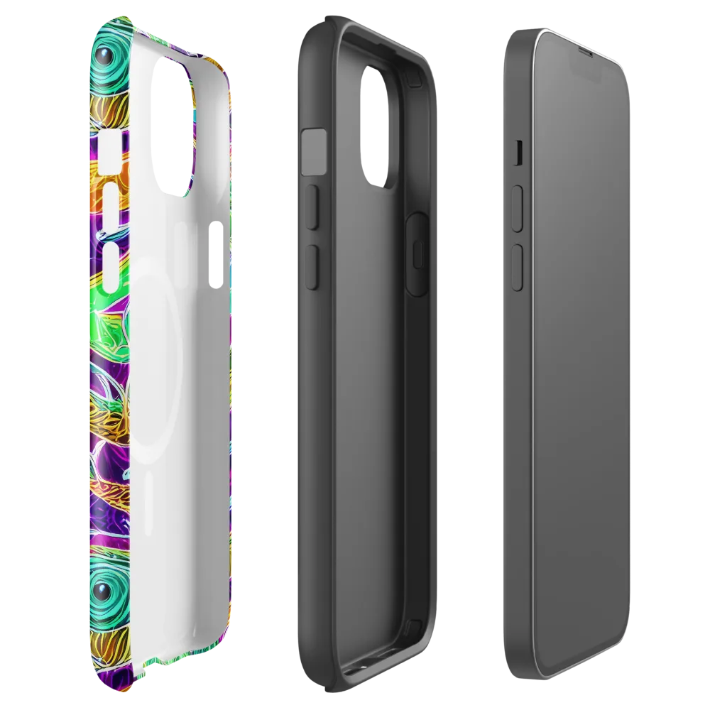 Chromatic Tropics on MagSafe Tough Case for iPhone® — Front