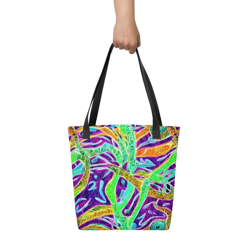 Chromatic Tropics on Tote Bag — Front