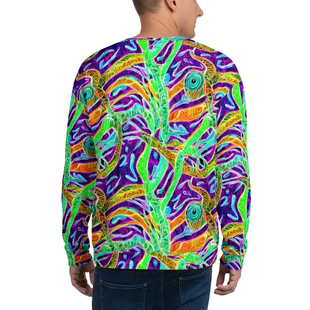 Chromatic Tropics on Sweatshirt — Back