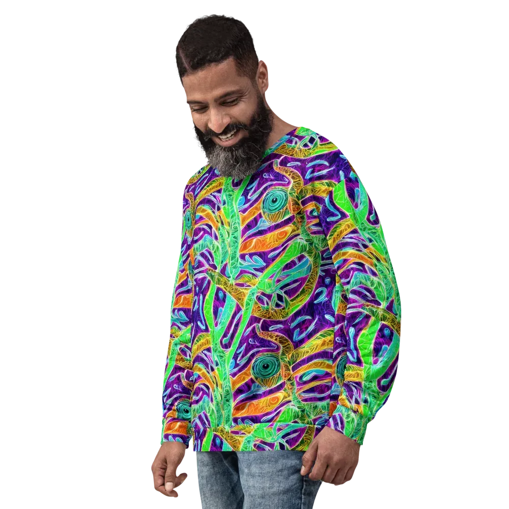 Chromatic Tropics on Sweatshirt — Left Front