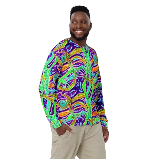 Chromatic Tropics on a Sweatshirt