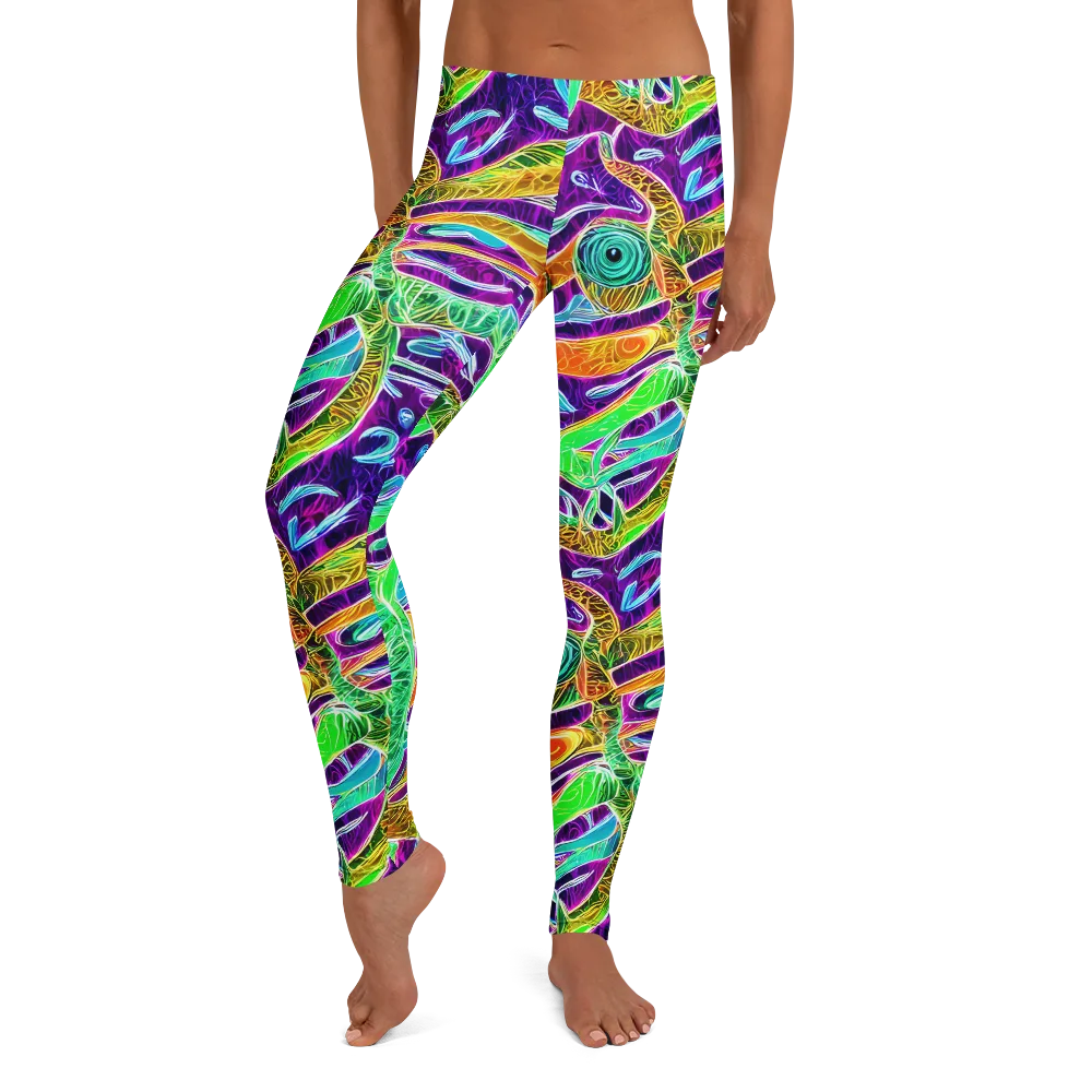 Chromatic Tropics on Leggings — Front