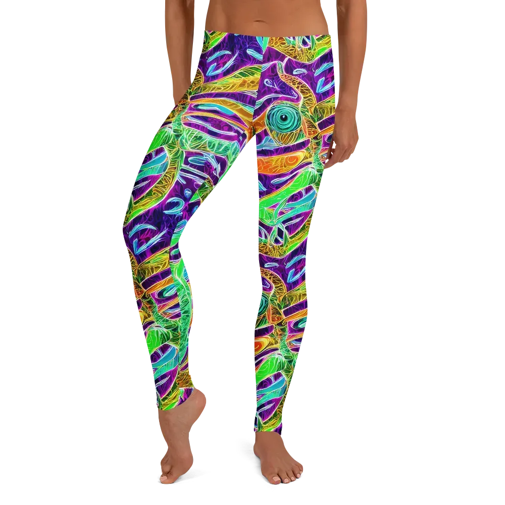 Chromatic Tropics on Leggings — Front