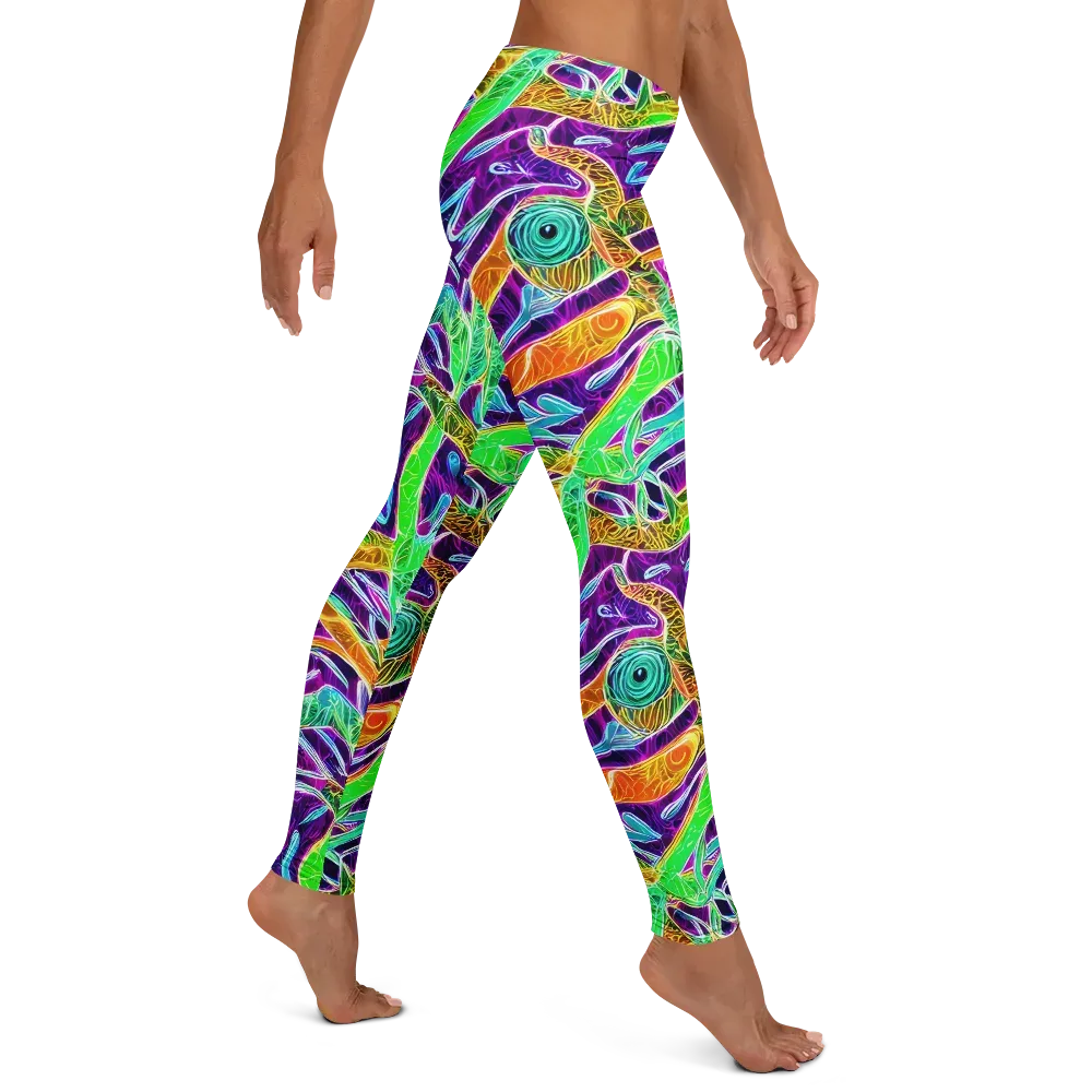 Chromatic Tropics on Leggings — Right