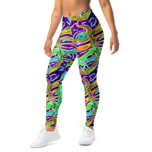 Chromatic Tropics on a Leggings