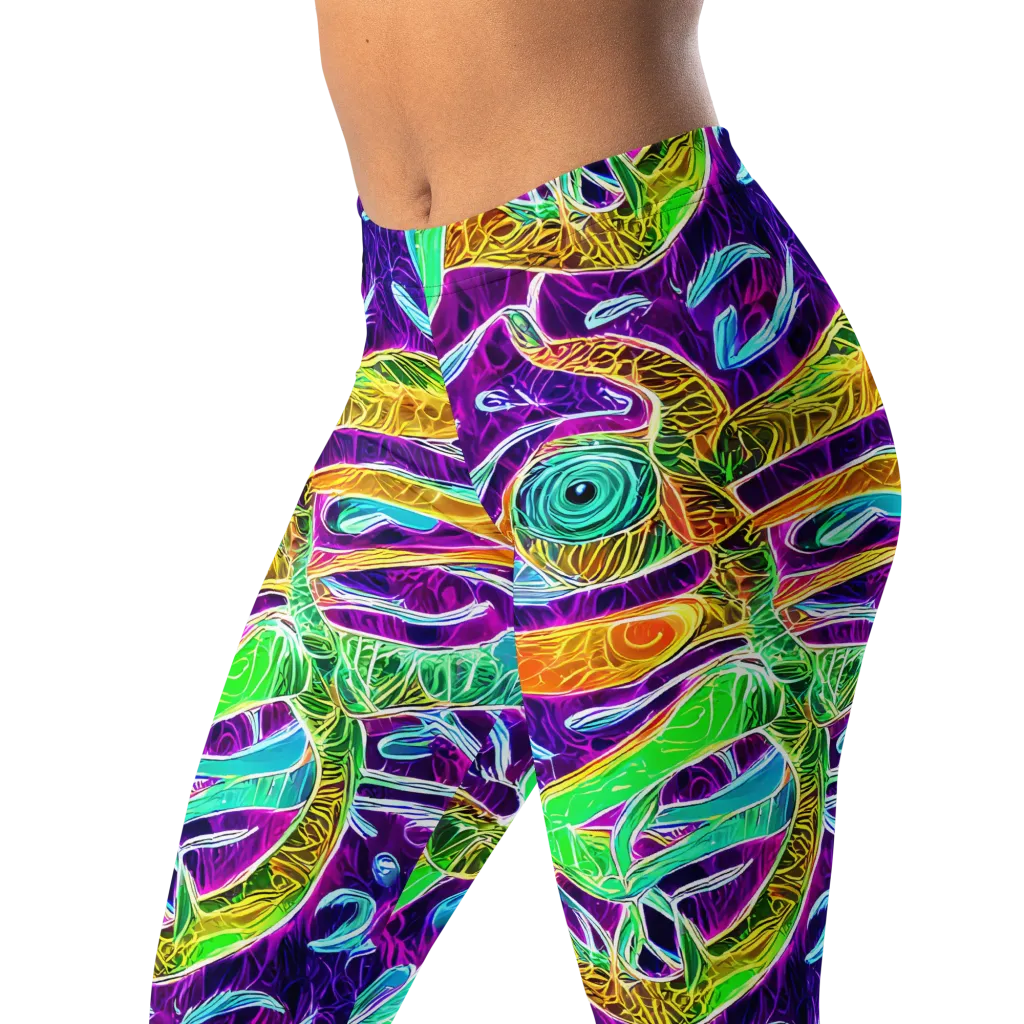 Chromatic Tropics on Leggings — Left Front