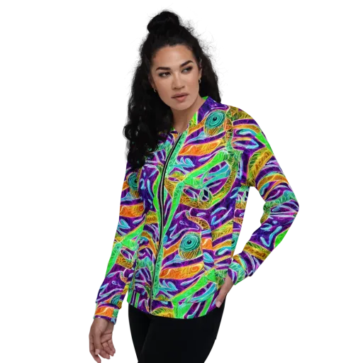Chromatic Tropics on a Bomber Jacket