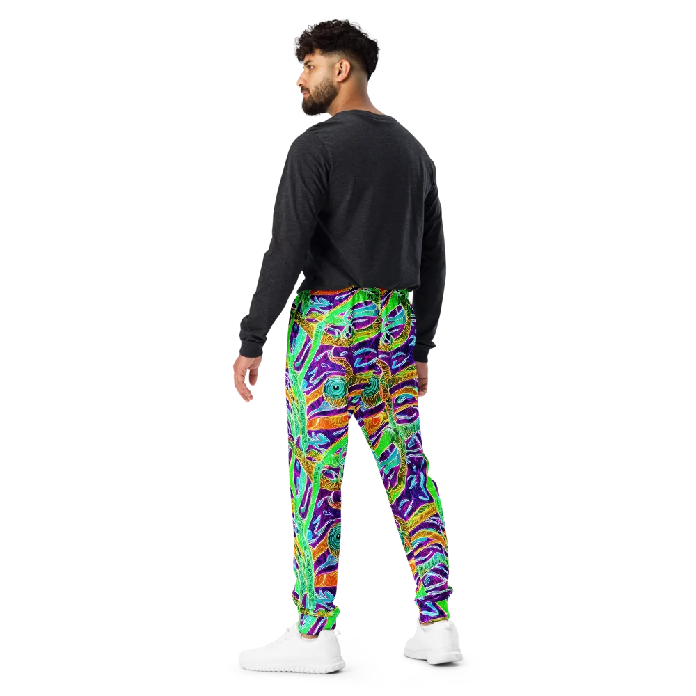 Chromatic Tropics on Men's Joggers — Back