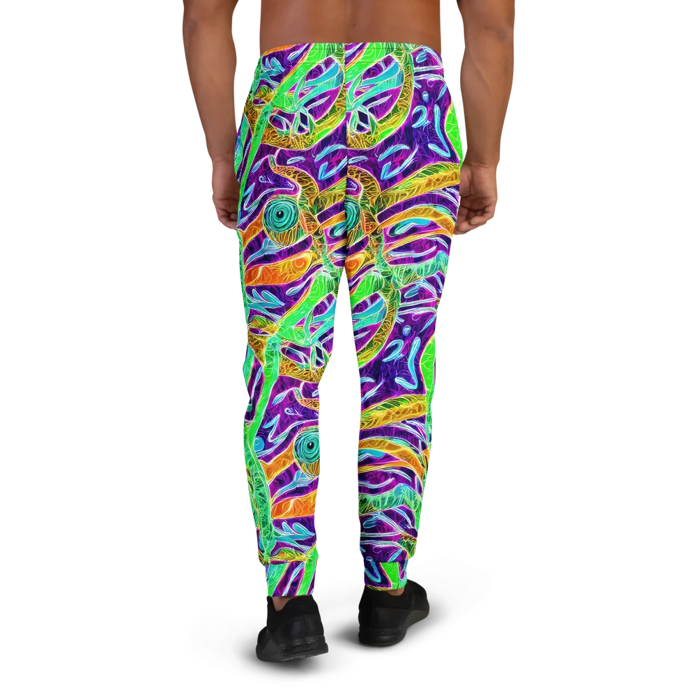 Chromatic Tropics on Men's Joggers — Back