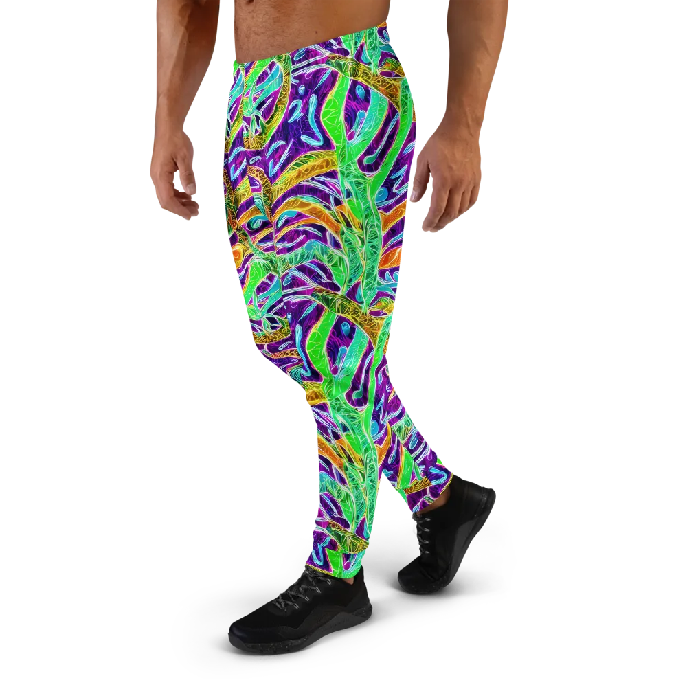 Chromatic Tropics on Men's Joggers — Left