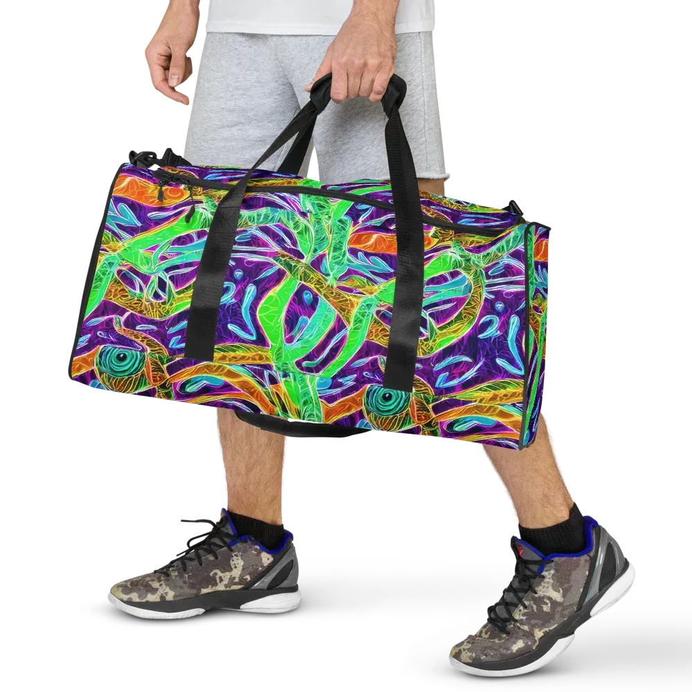 Chromatic Tropics on Duffle Bag — Front