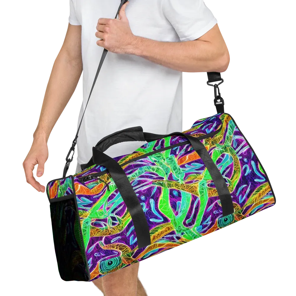 Chromatic Tropics on Duffle Bag — Right Front