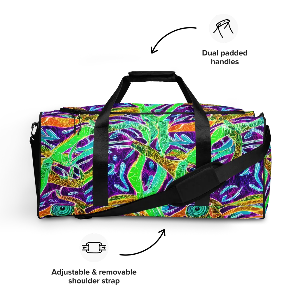 Chromatic Tropics on Duffle Bag — Front