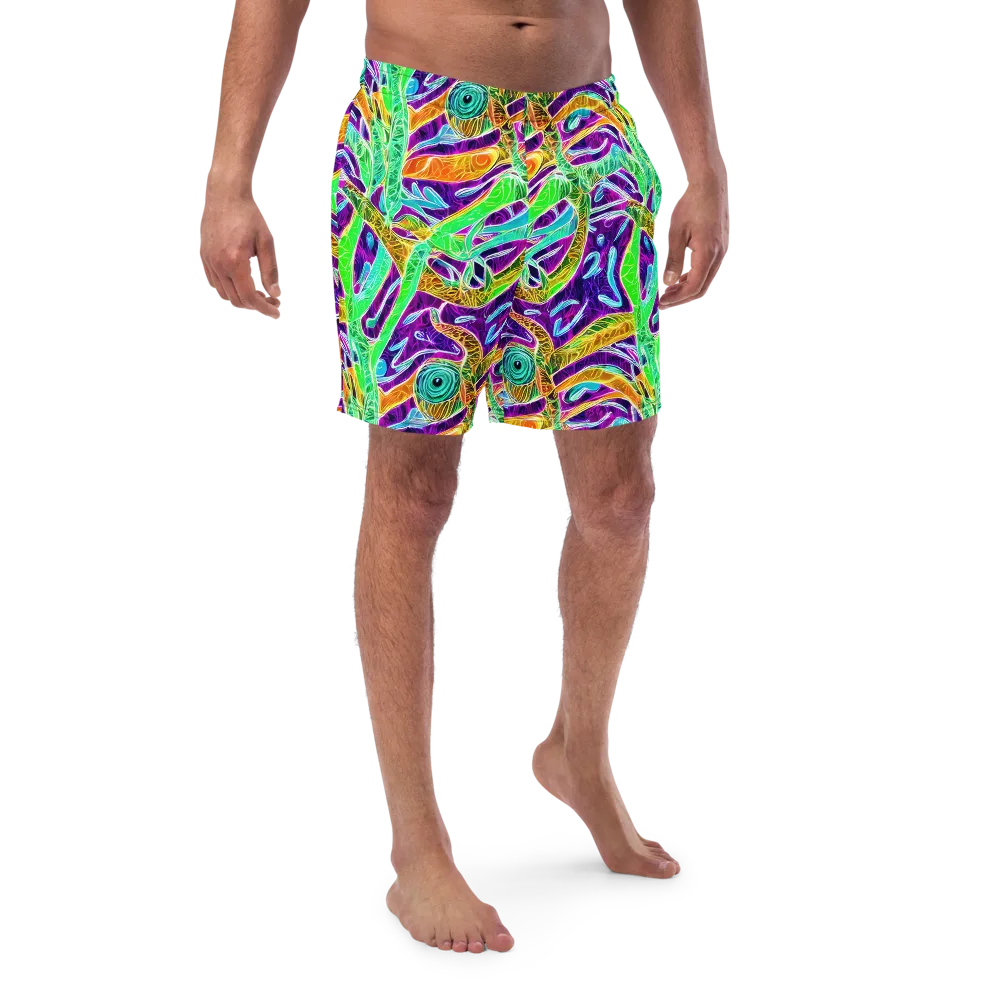 Chromatic Tropics on Swim Trunks — Front