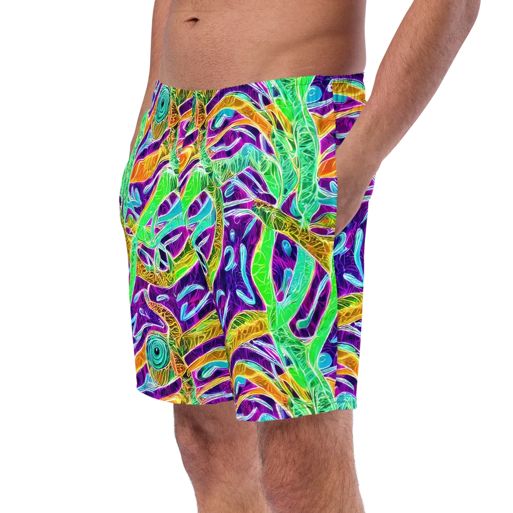 Chromatic Tropics on Swim Trunks — Left Front