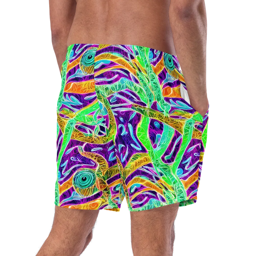 Chromatic Tropics on Swim Trunks — Right Back