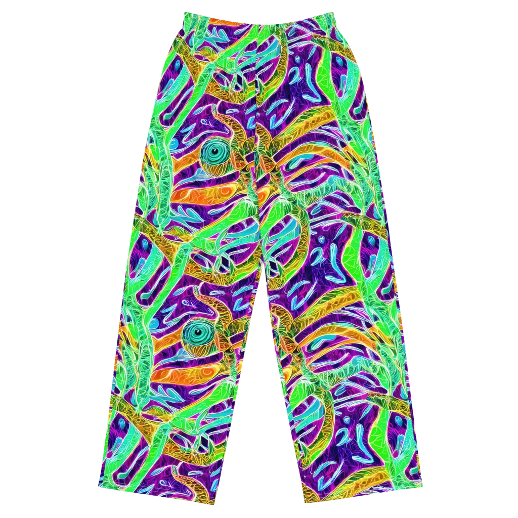 Chromatic Tropics on Wide-Leg Pants — Front