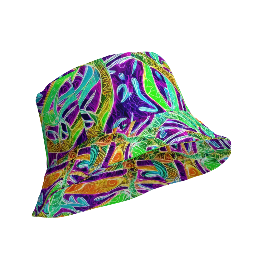 Chromatic Tropics on Reversible Bucket Hat — Product details Outside