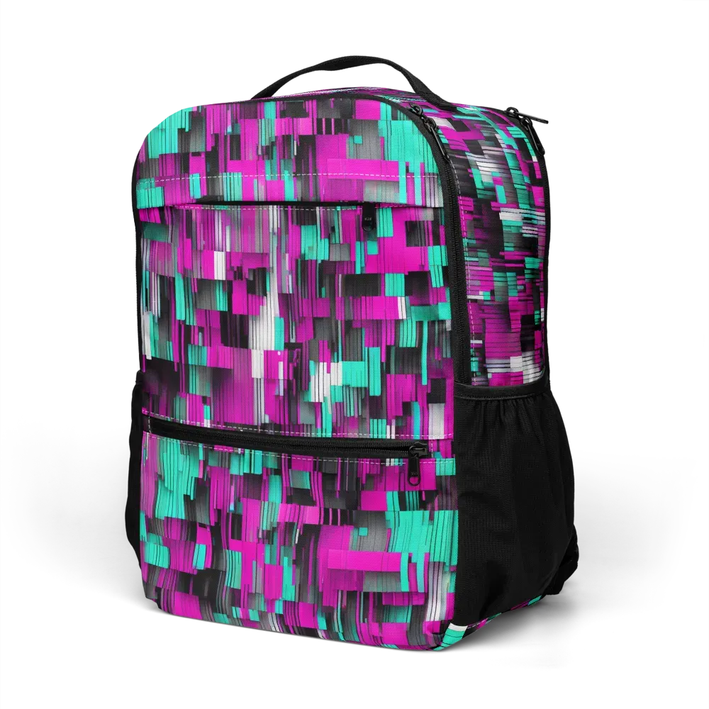 Neon Shard on Utility Backpack — Left Front