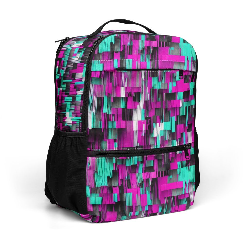 Neon Shard on Utility Backpack — Right Front
