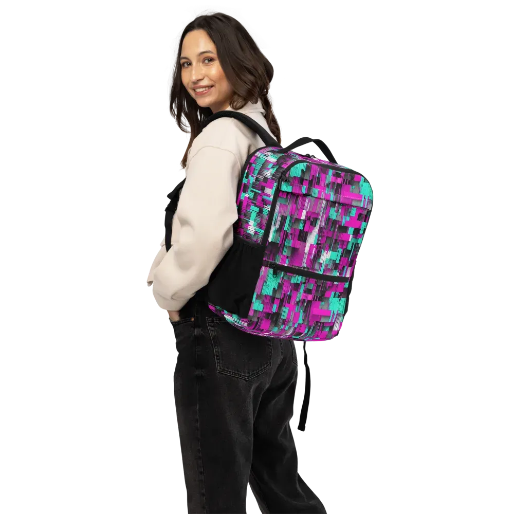Neon Shard on Utility Backpack — Back