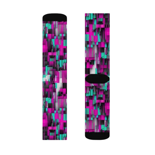 Neon Shard on a Socks