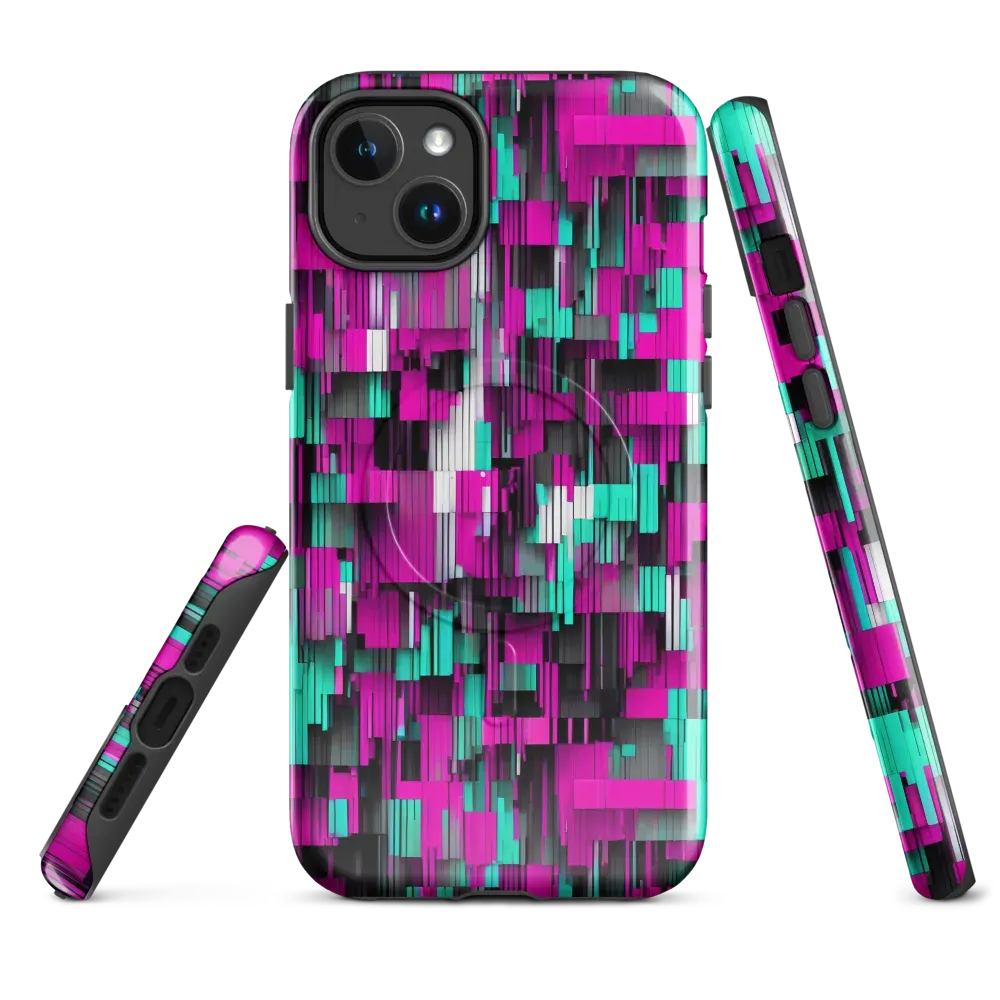 Neon Shard on MagSafe Tough Case for iPhone® — Front