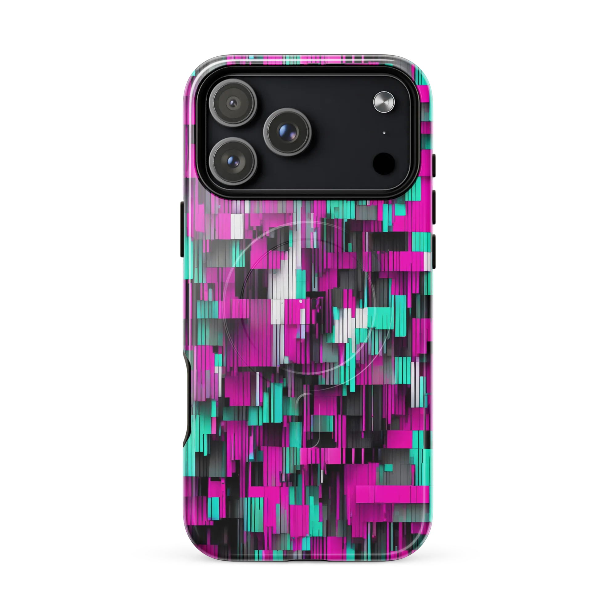 Neon Shard on MagSafe Tough Case for iPhone® — Front