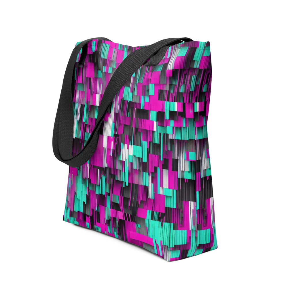 Neon Shard on Tote Bag — Front