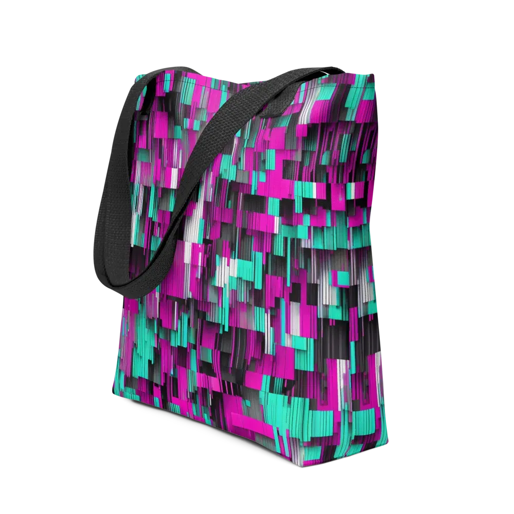 Neon Shard on Tote Bag — Front