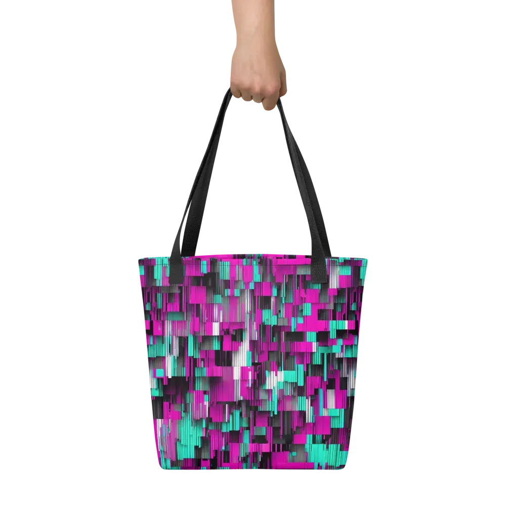 Neon Shard on Tote Bag — Front