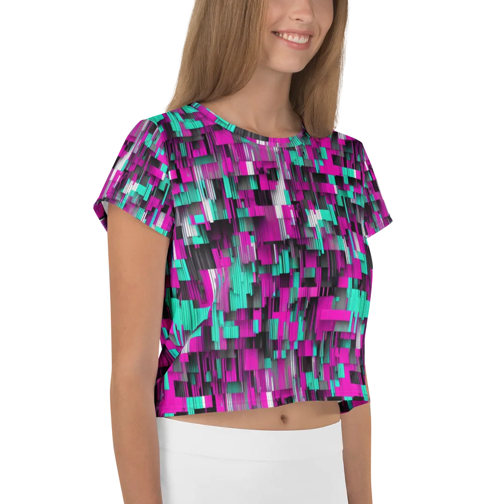 Neon Shard on Crop Tee — Right