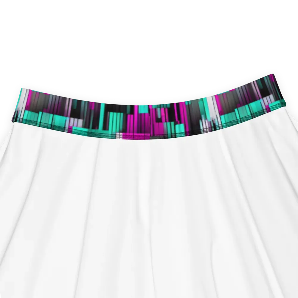 Neon Shard on Skater Skirt — Product details