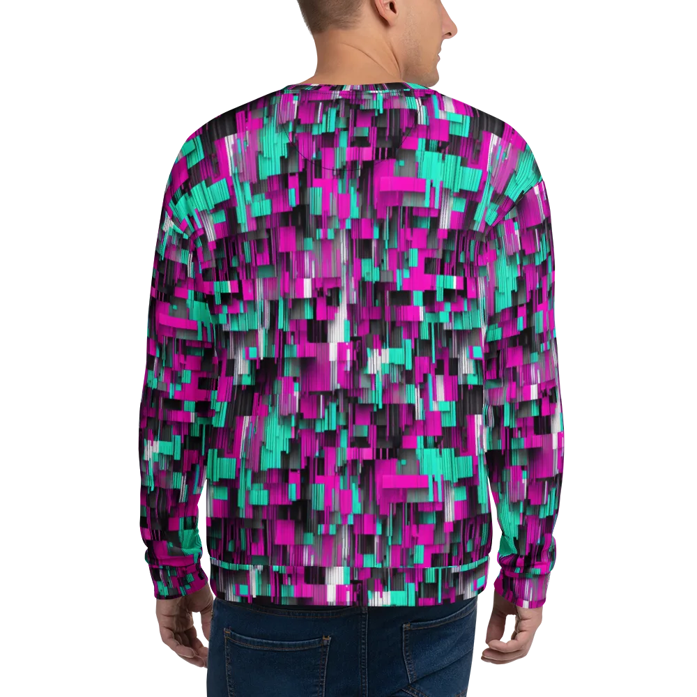 Neon Shard on Sweatshirt — Back