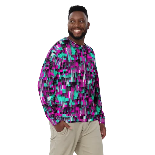 Neon Shard on a Sweatshirt