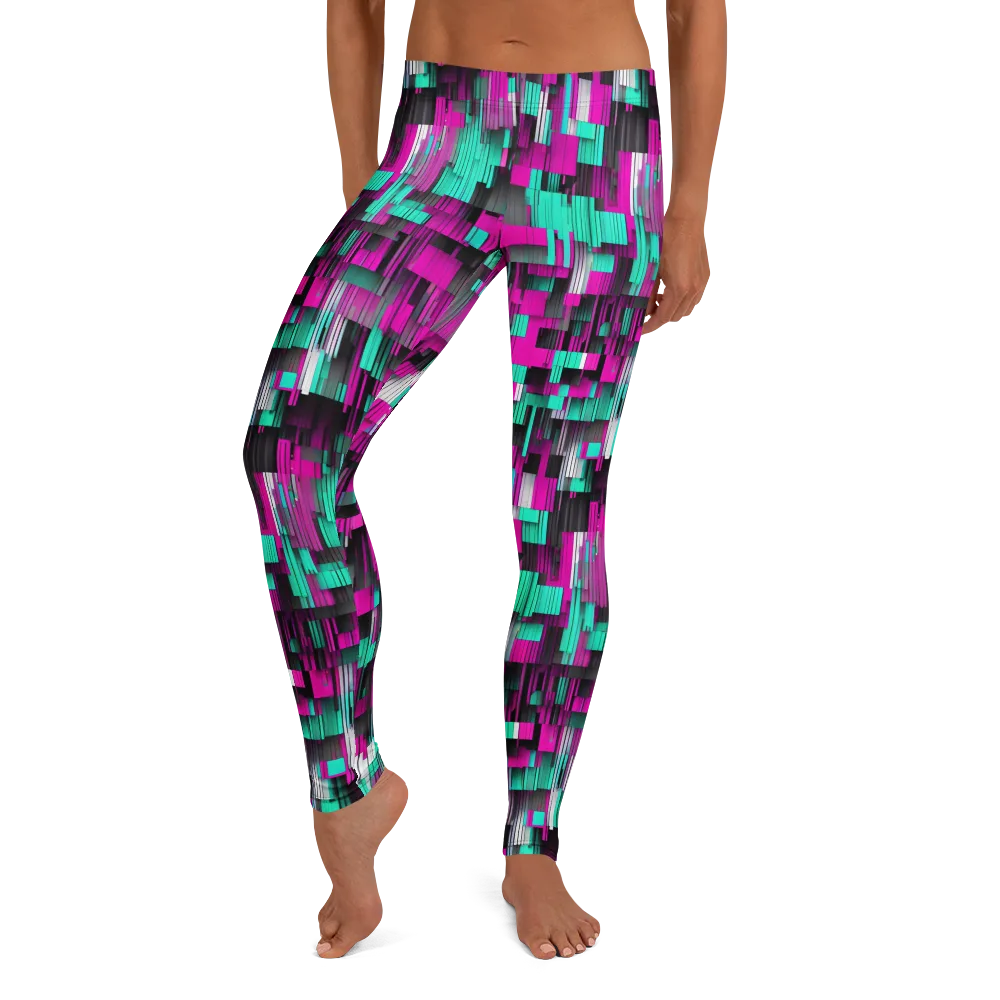 Neon Shard on Leggings — Front