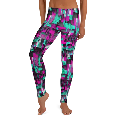 Neon Shard on a Leggings