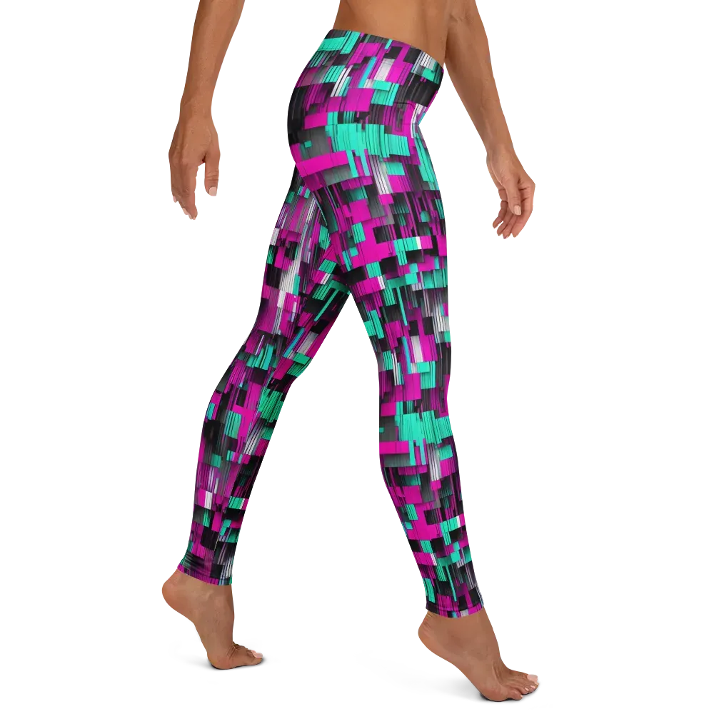 Neon Shard on Leggings — Right