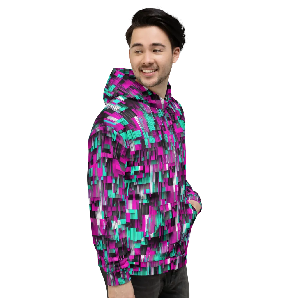 Neon Shard on Hoodie — Right