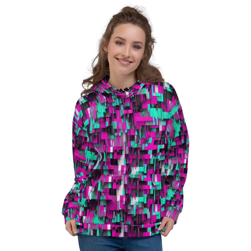 Neon Shard on Hoodie — Front