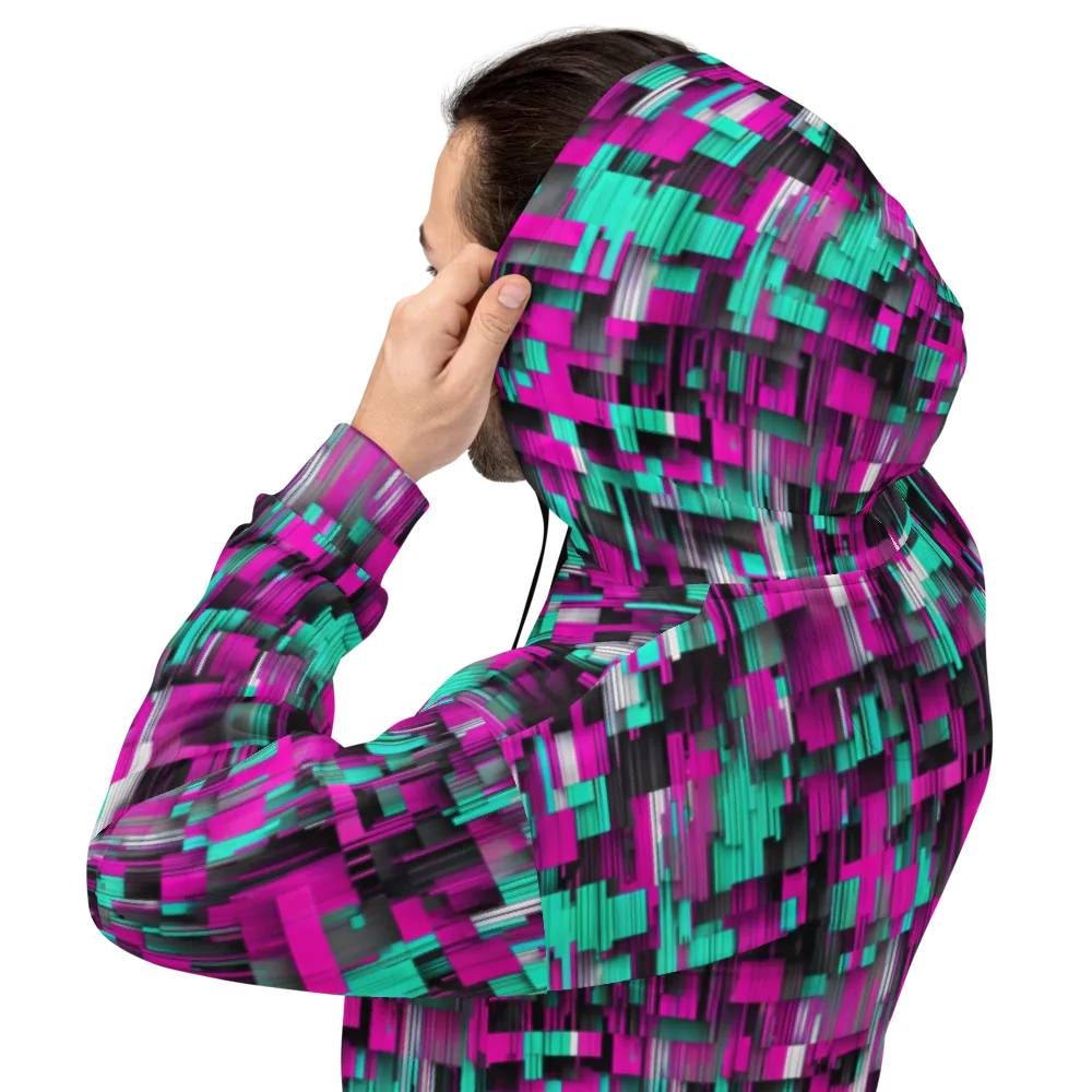 Neon Shard on Hoodie — Back