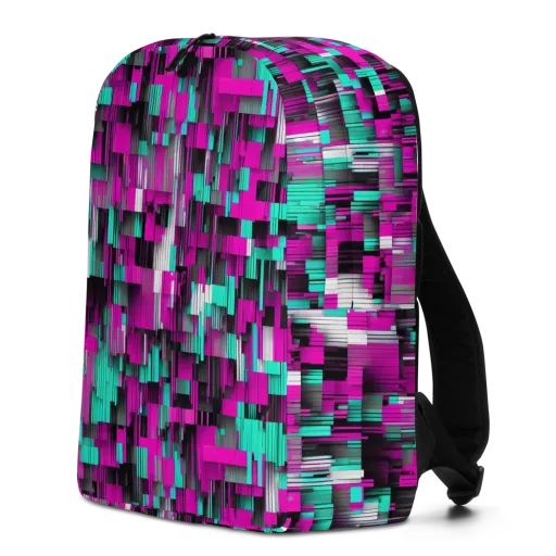 Neon Shard on a Minimalist Backpack