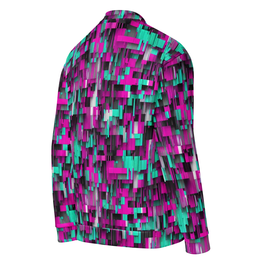 Neon Shard on Bomber Jacket — Right Back