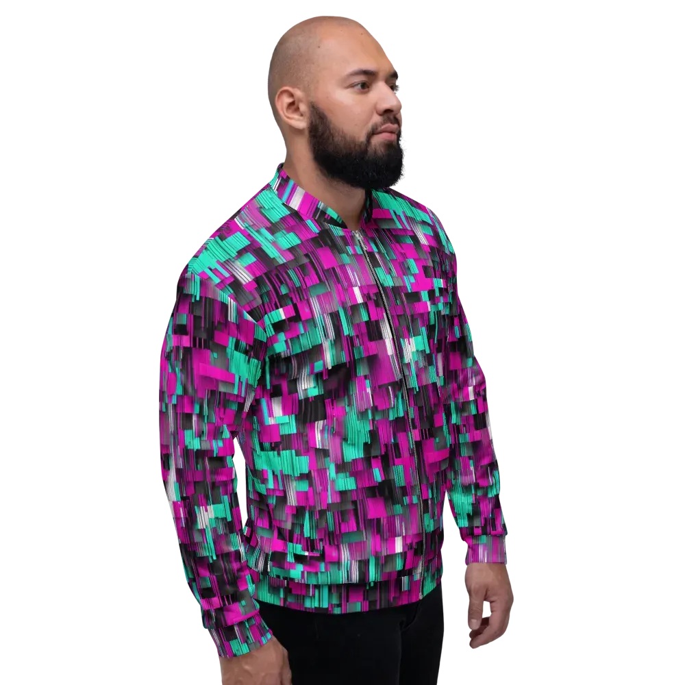 Neon Shard on Bomber Jacket — Right