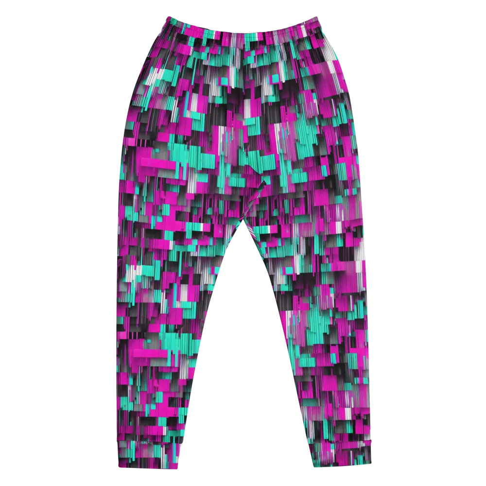Neon Shard on Men's Joggers — Front