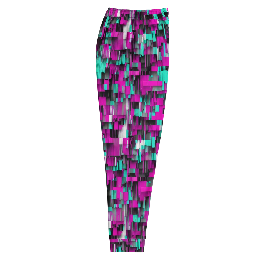 Neon Shard on Men's Joggers — Right