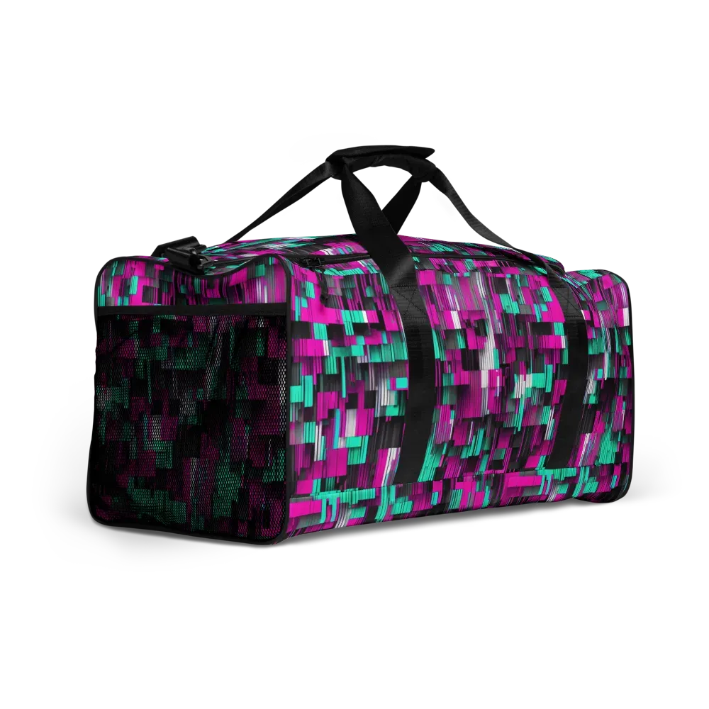 Neon Shard on Duffle Bag — Right Front